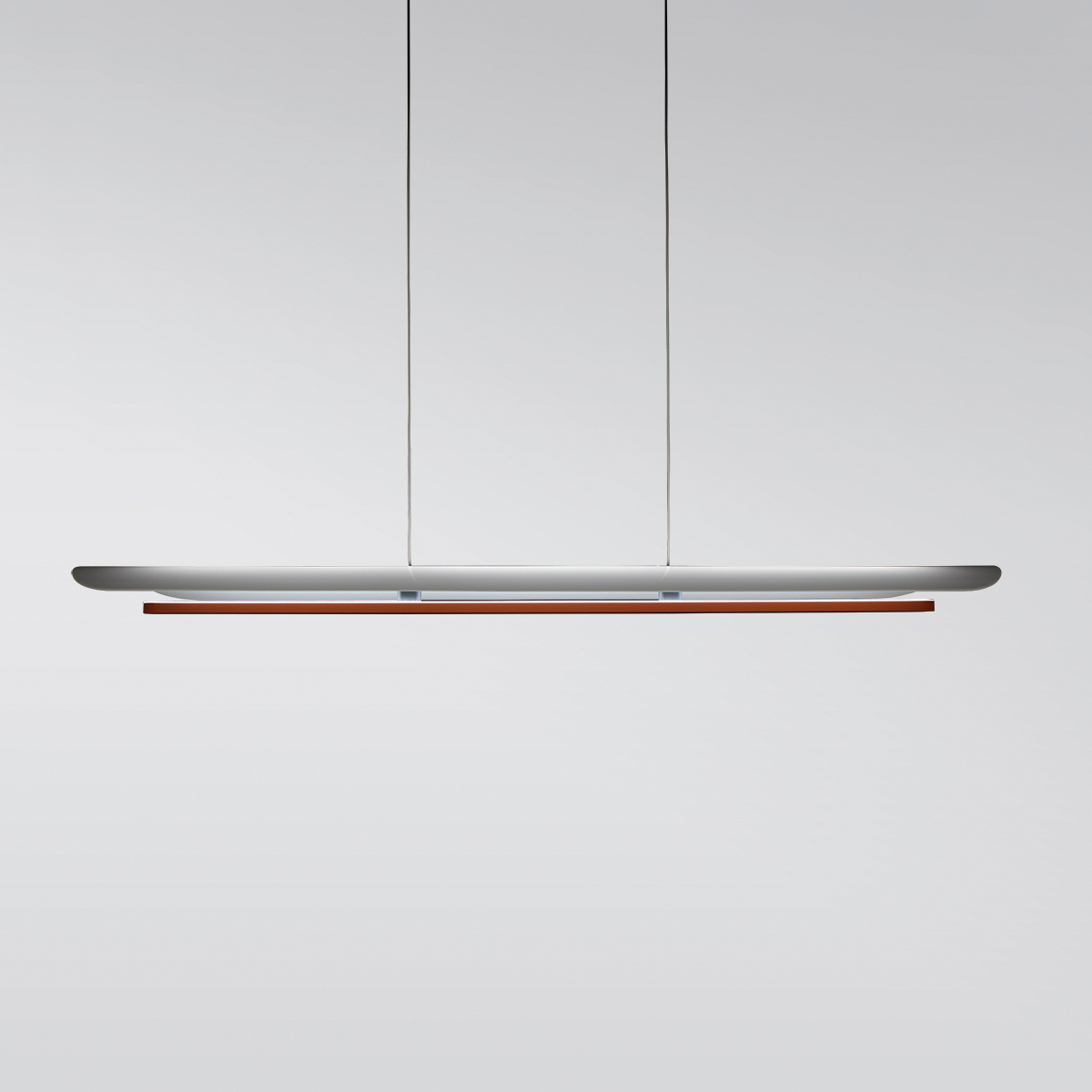 Unique linear pendant light with TRCN finish